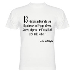 Tee Shirt Dico du Rugby n°13