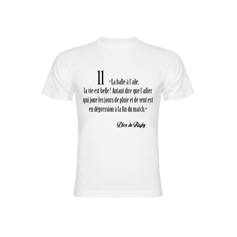 Tee Shirt Dico du Rugby n°11