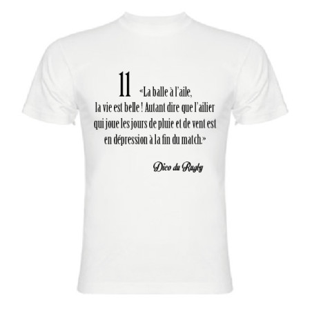 Tee Shirt Dico du Rugby n°11