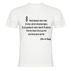 Tee Shirt Dico du Rugby n°8