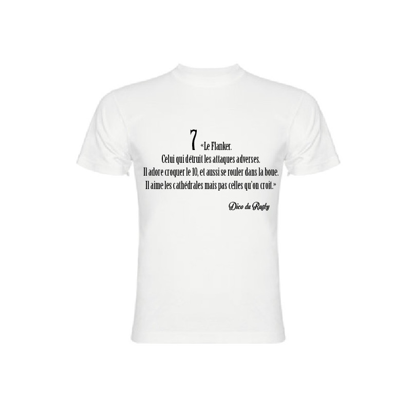 Tee Shirt Dico du Rugby n°7