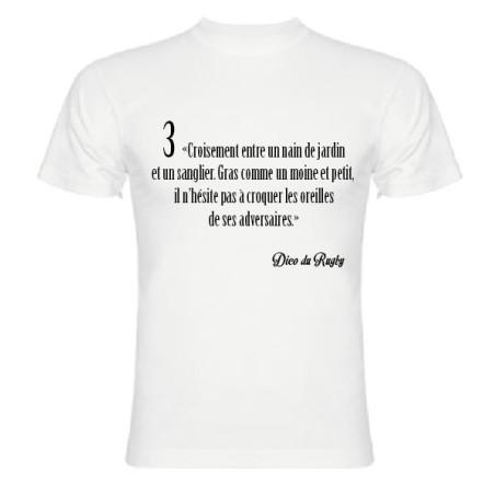 Tee Shirt Dico du Rugby n°3