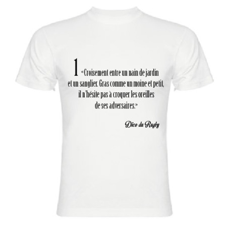 Tee Shirt Dico du Rugby n°1
