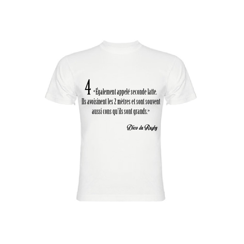 Tee Shirt Dico du Rugby n°4