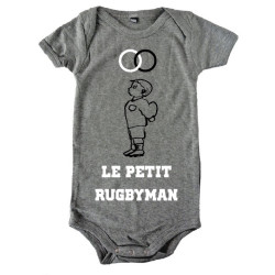 Body Le Petit Rugbyman "Anneaux"