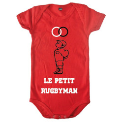 Body Le Petit Rugbyman "Anneaux"