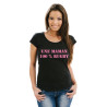 Tee shirt Maman 100 % Rugby Noir