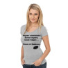 Tee shirt Maman de Rugbyman Gris