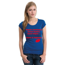 Tee shirt Maman de Rugbyman Bleu
