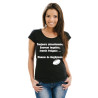 Tee shirt Maman de Rugbyman Noir
