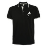 Polo Essentiel bicolore Noir