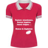 Polo Maman de joueur Rose 