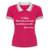 Polo Rugby filles "merci les bleues" Rose