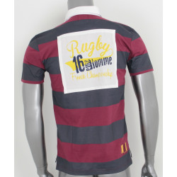 Polo XVI ème Homme MC Rayé BOR