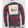 Polo XVI ème Homme ML Rayé BORDEAUX BEGLES