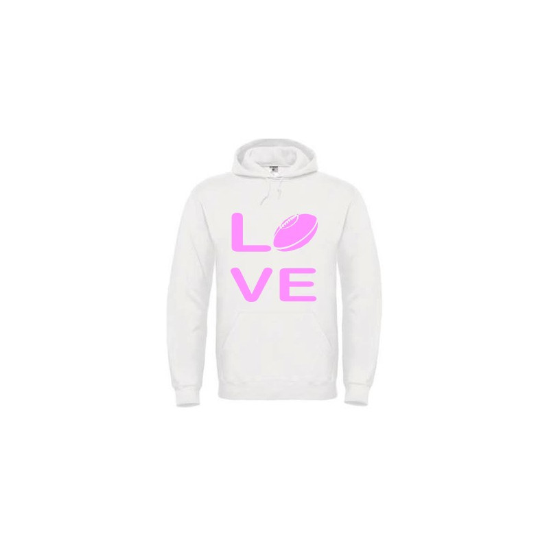 Sweat Love Femme Blanc rose