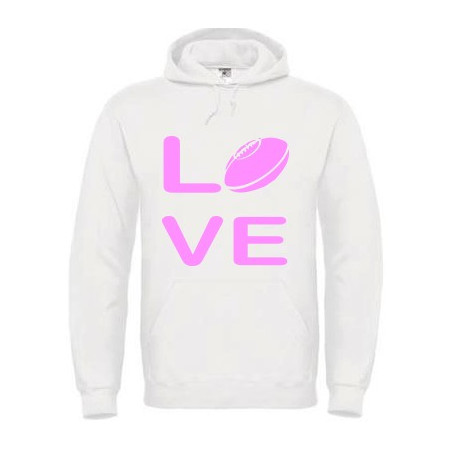 Sweat Love Femme Blanc rose