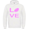 Sweat Love Femme Blanc rose