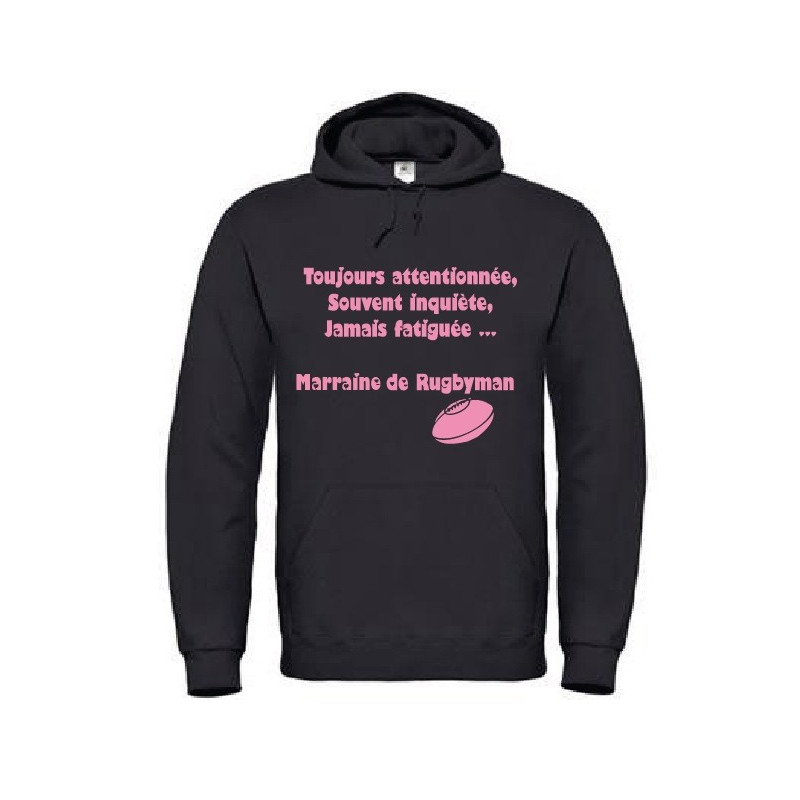 Sweat Marraine de Rugbyman