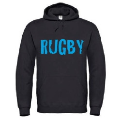 Sweat Rugby Cracked Noir