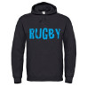 Sweat Rugby Cracked Noir