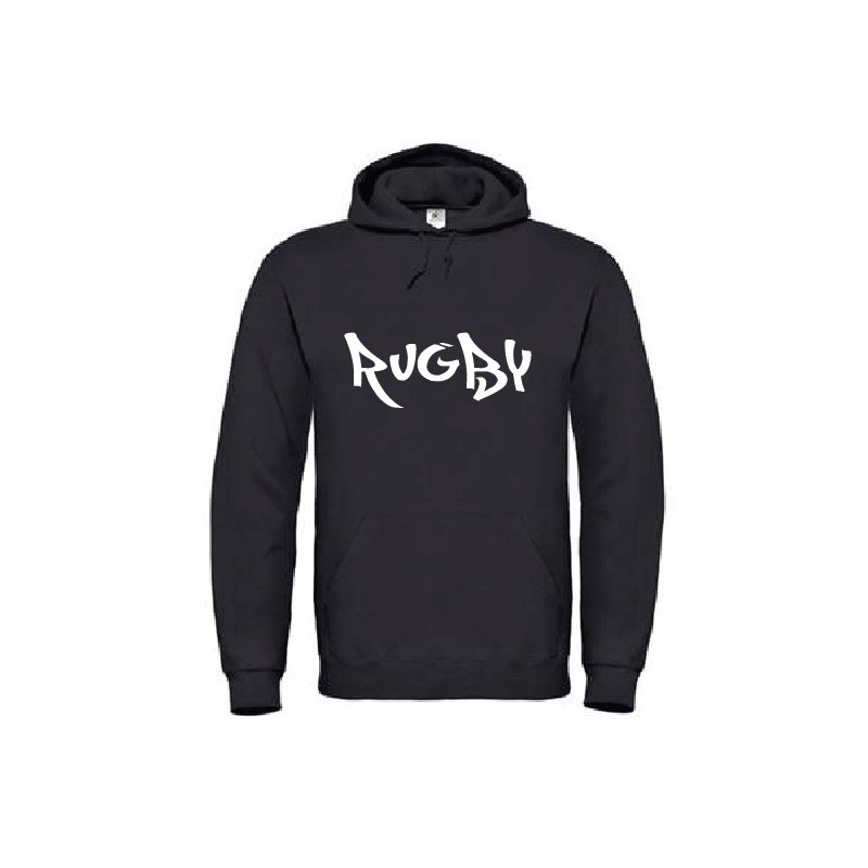 Sweat Rugby Wazted Noir