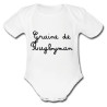 Body bébé Graine de Rugbyman Blanc