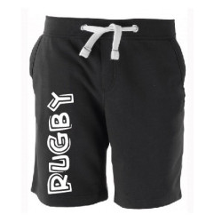 Bermuda molleton Rugby Hell Noir