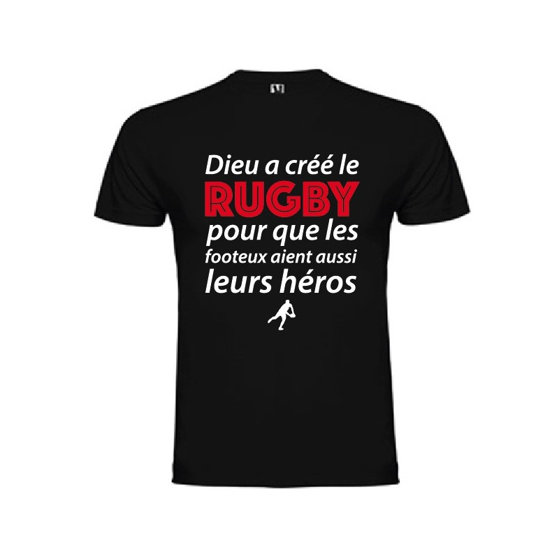 Tee Shirt Dieu a créé le Rugby