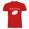 Tee Shirt Rugby & Vintage Ballon Rouge