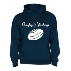 Sweat capuche Rugby & Vintage Ballon Navy