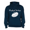 Sweat capuche Rugby & Vintage Ballon Navy