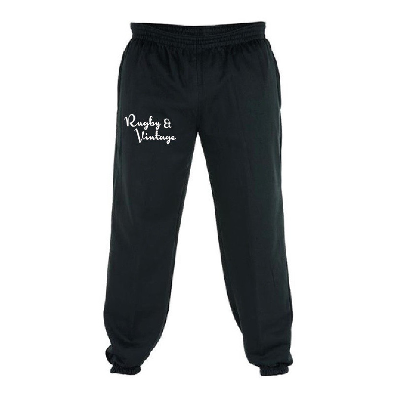 Bas de Jogging Rugby & Vintage classic Noir