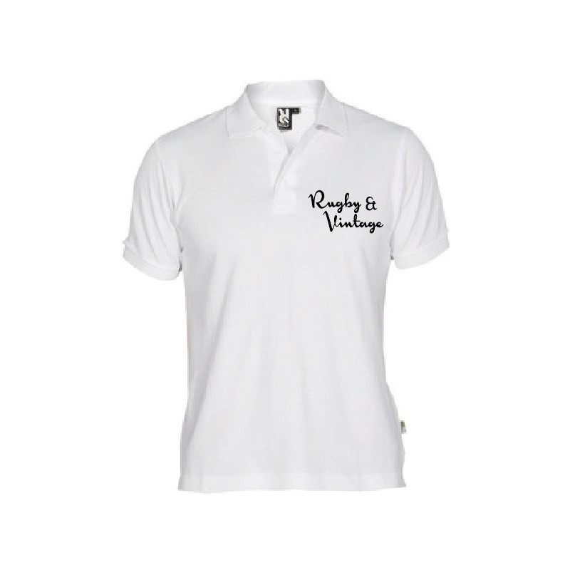 Polo Rugby & Vintage Classic Blanc