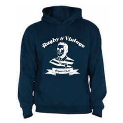 Sweat capuche Rugby & Vintage Buste Navy