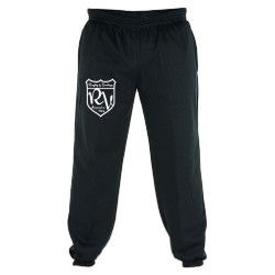 Bas de Jogging Rugby & Vintage Ecusson Noir