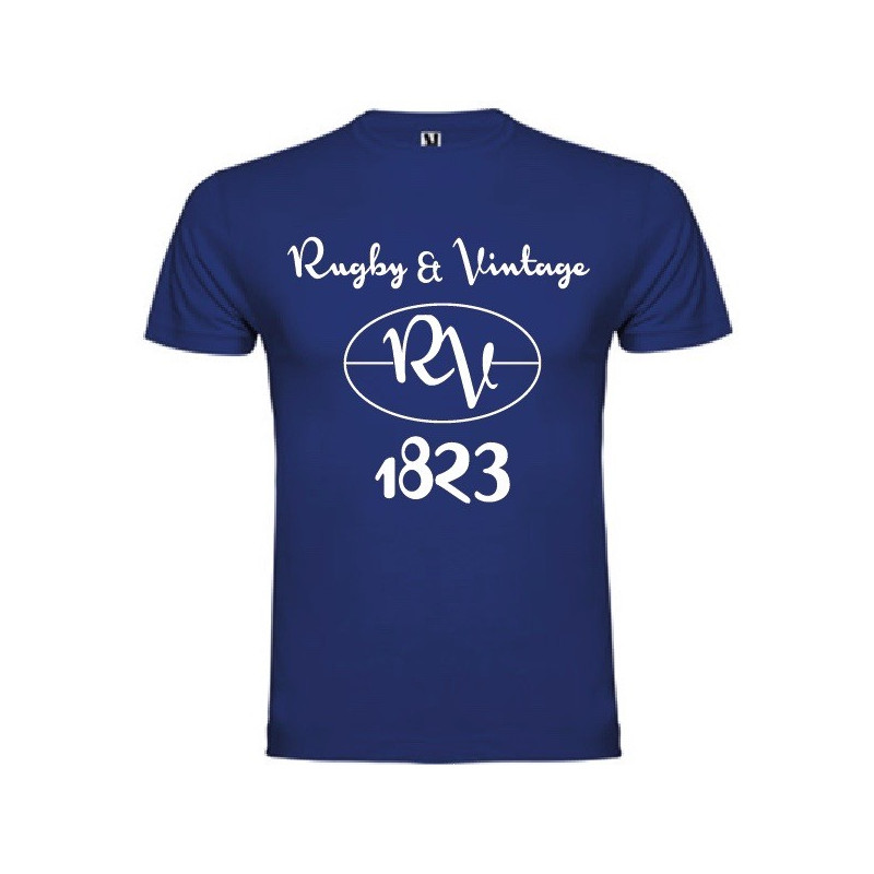 Tee Shirt Rugby & Vintage RV Bleu