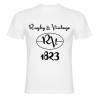 Tee Shirt Rugby & Vintage RV Blanc