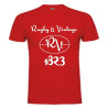 Tee Shirt Rugby & Vintage RV Rouge